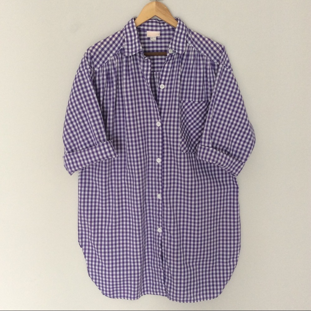 Vintage 80's cotton shirtdress